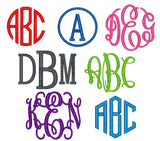 0-3 Mo Monogrammed Gown