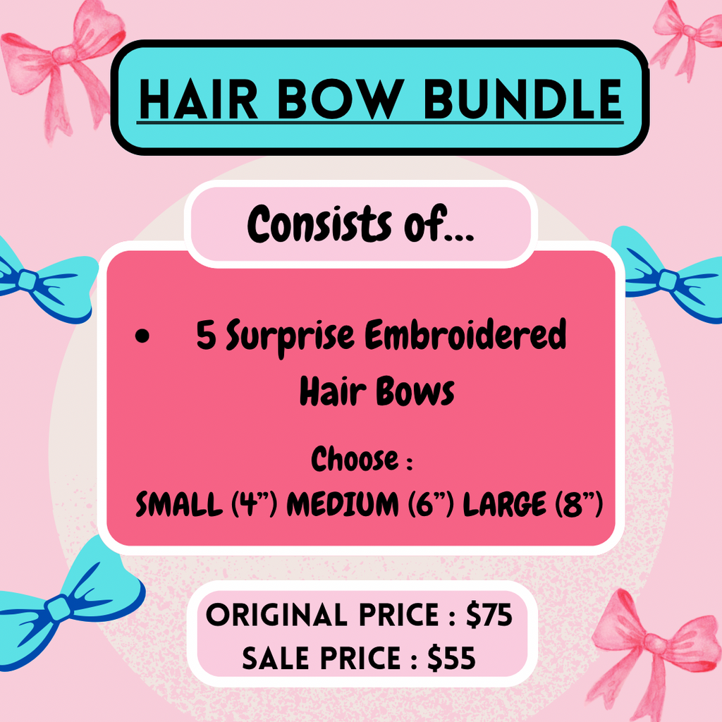 Hair bow deals bundle