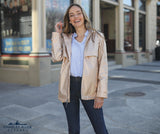 Women’s New Englander- Champagne with Floral Print