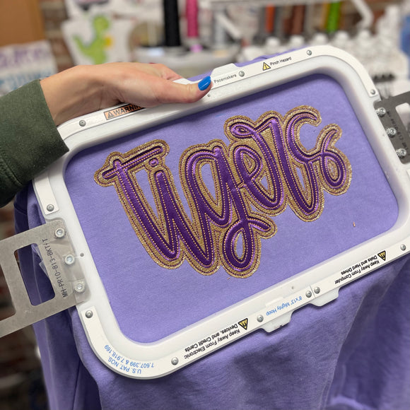 Double Tiger Glitter Sweatshirt