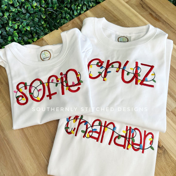 Bright Winter Light Font *WHITE SHIRTS ONLY*