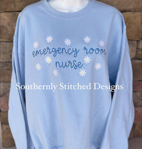 +CUSTOMIZABLE* Daisy Occupation Sweatshirt