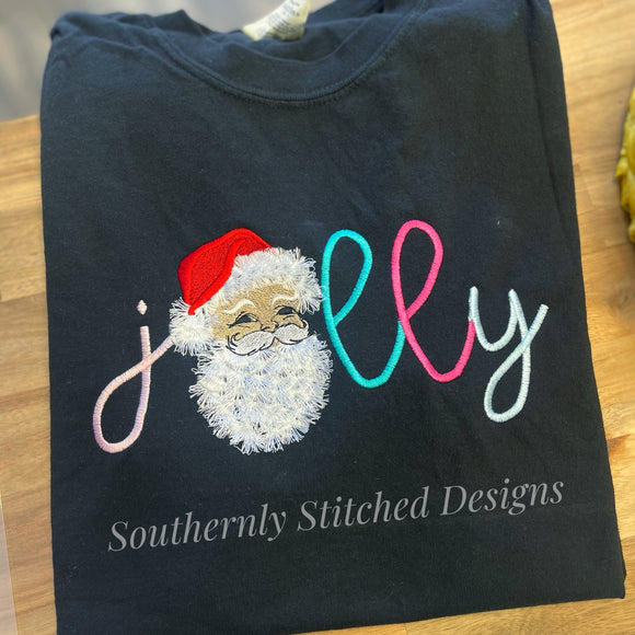 Jolly Fringe Santa (t-shirt and sweatshirt)