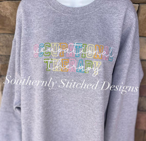 +CUSTOMIZABLE* Multi Color Block Occupation Sweatshirt