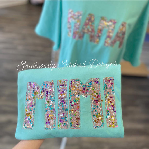 Sassy Sequin Custom T-Shirt