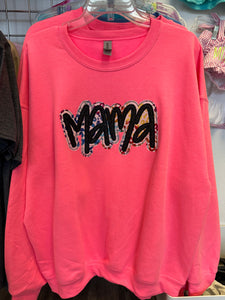 Bright Leopard Mama Sweatshirt