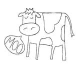 Moo Cow Applique