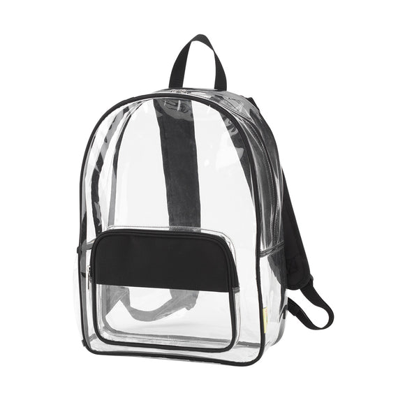 Clear Black Backpack