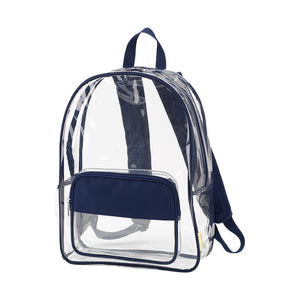 Clear Navy Backpack