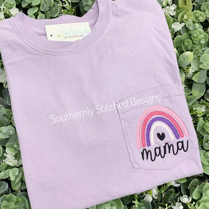 Rainbow Mama Pocket Tee