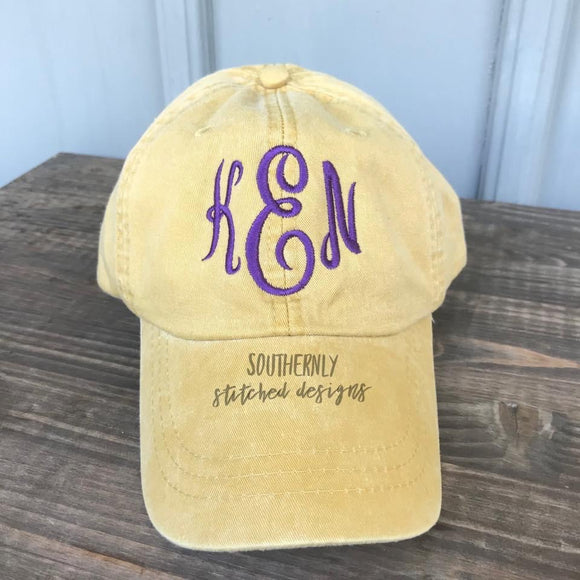 Embroidered Hat- Comfort Color