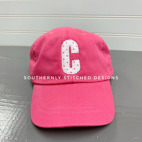 Pink with Hot Pink Dot Baby Hat
