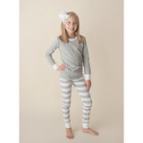 Striped Christmas Pajamas w/ Applique