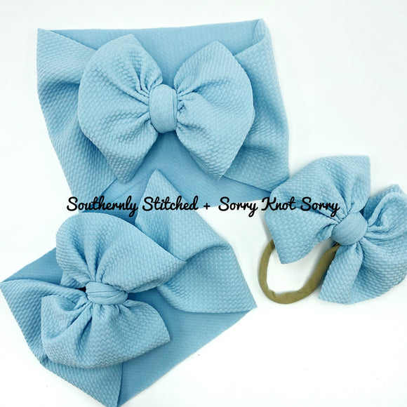 Baby Blue SKS Bow