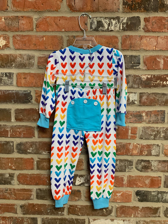 Rainbow Heart Pajamas