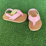 Girls Pink/Tan Sandals