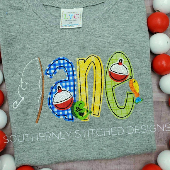 Gone Fishing Sugar Cakes *COLORED SHIRT/ONESIE ONLY*