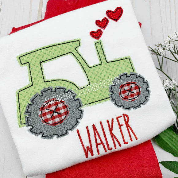 Tractor with Hearts