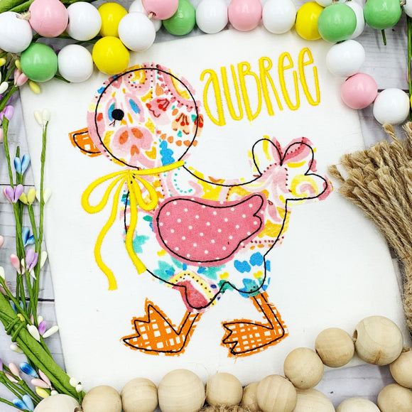 Easter Floral Duck
