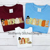 Thanksgiving Sugar Cakes *COLORED shirt only*