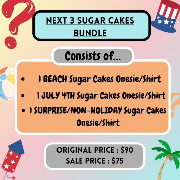 Next 3 Sugar Cakes Bundle